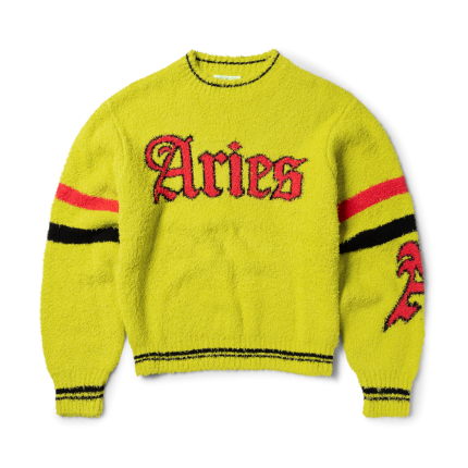 Aries Acid Boucle Knit Crew