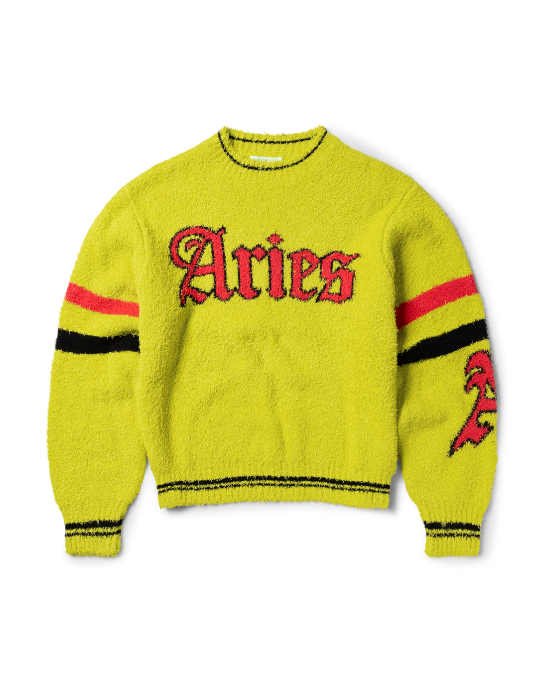 Aries Acid Boucle Knit Crew Aries Acid Boucle Knit Crew