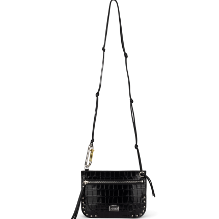 Aries Croc Studded Bobby Bag