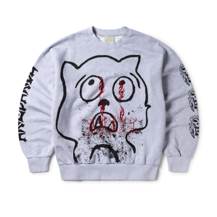 Aries Meow Embroidered Sweatshirt