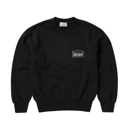 Aries Mini Temple Sweatshirt Black