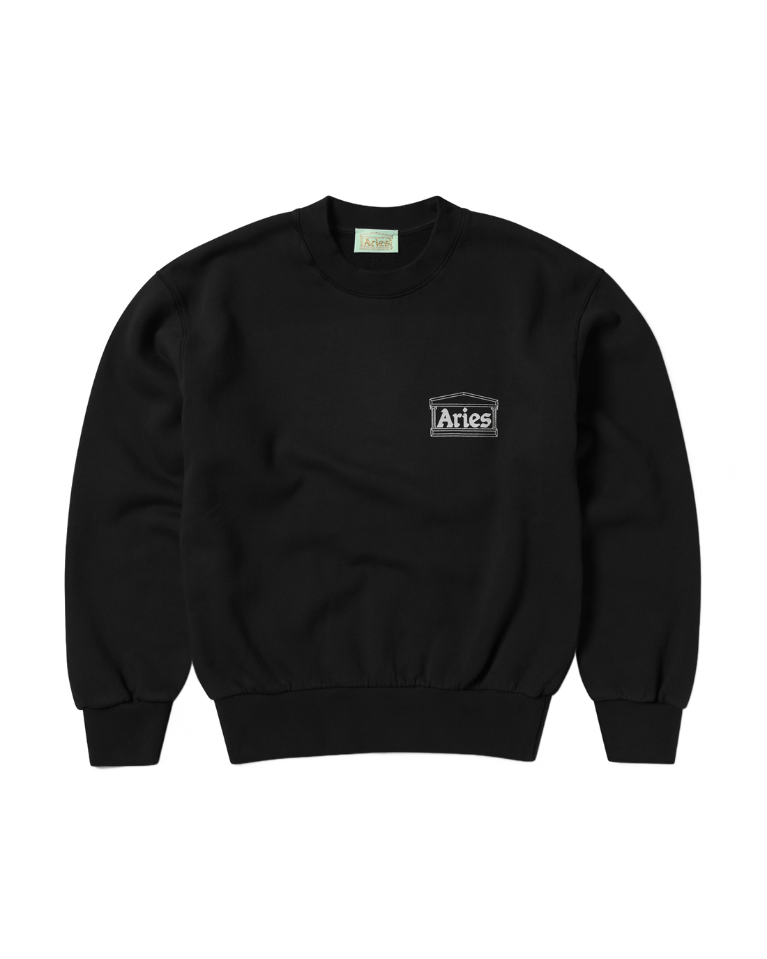 Aries Mini Temple Sweatshirt Black Aries Mini Temple Sweatshirt Black