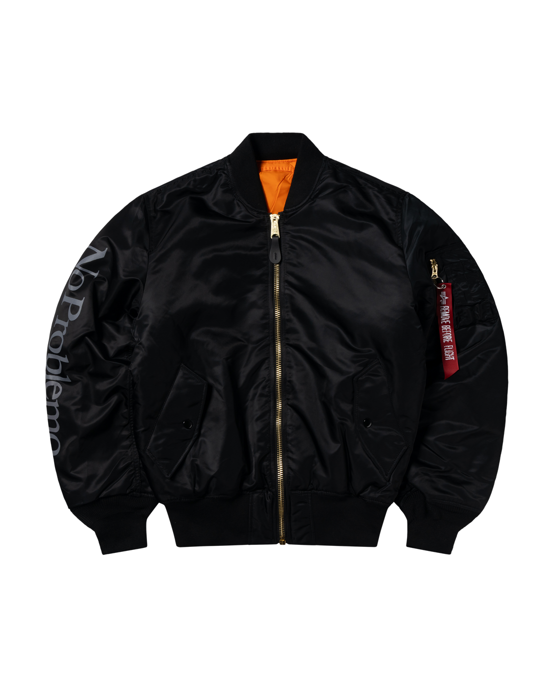 Aries No Problemo X Alpha Industries Ma-1 Jacket Aries No Problemo X Alpha Industries Ma-1 Jacket