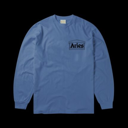 Aries Temple LS Sweatshirt Blue