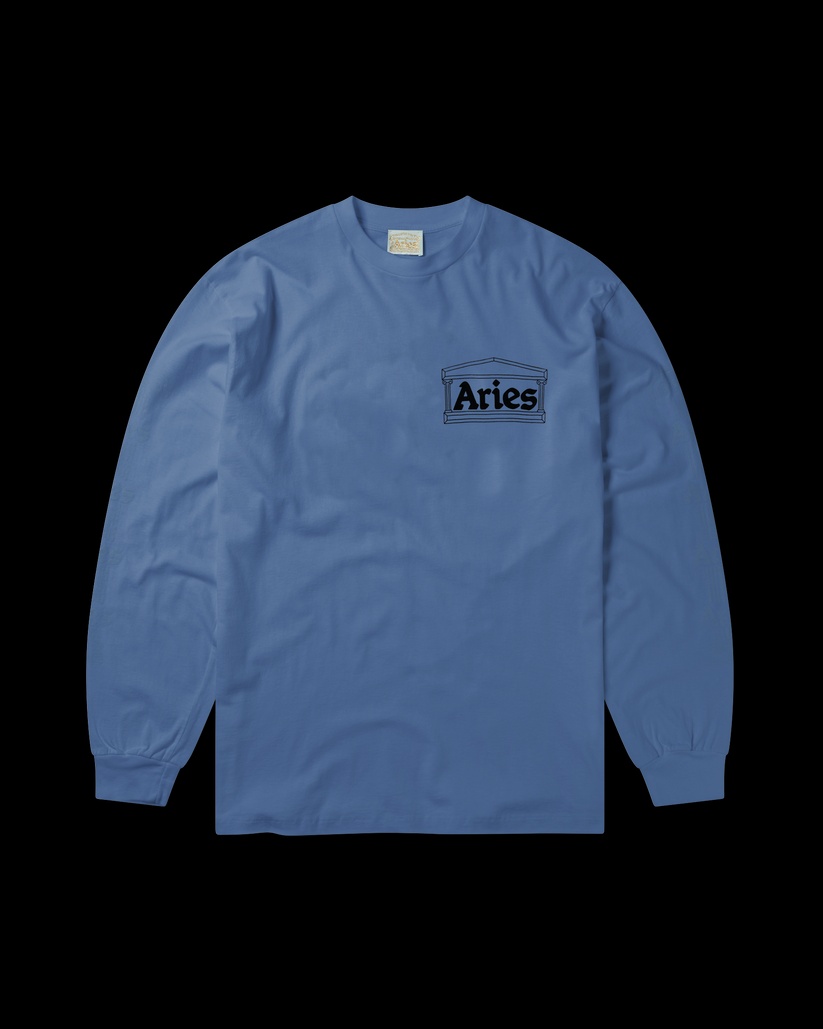 Aries Temple LS Sweatshirt Blue Aries Temple LS Sweatshirt Blue