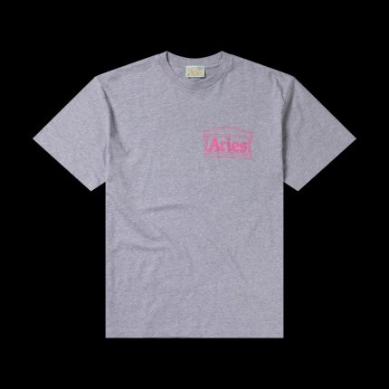 Aries Temple SS T-Shirt Grey