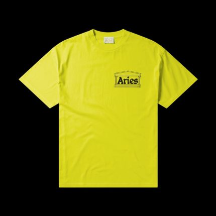 Aries Temple SS T-Shirt Sulphur