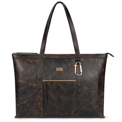 Aries Vintage Leather Niner Shopper Bag