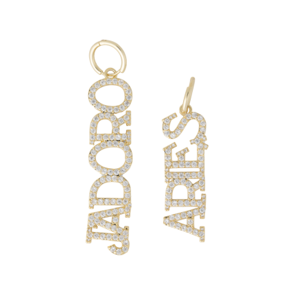 J'Adoro Aries Paved Earrings